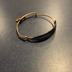 Alex and Ani Gold Feather Bracelet